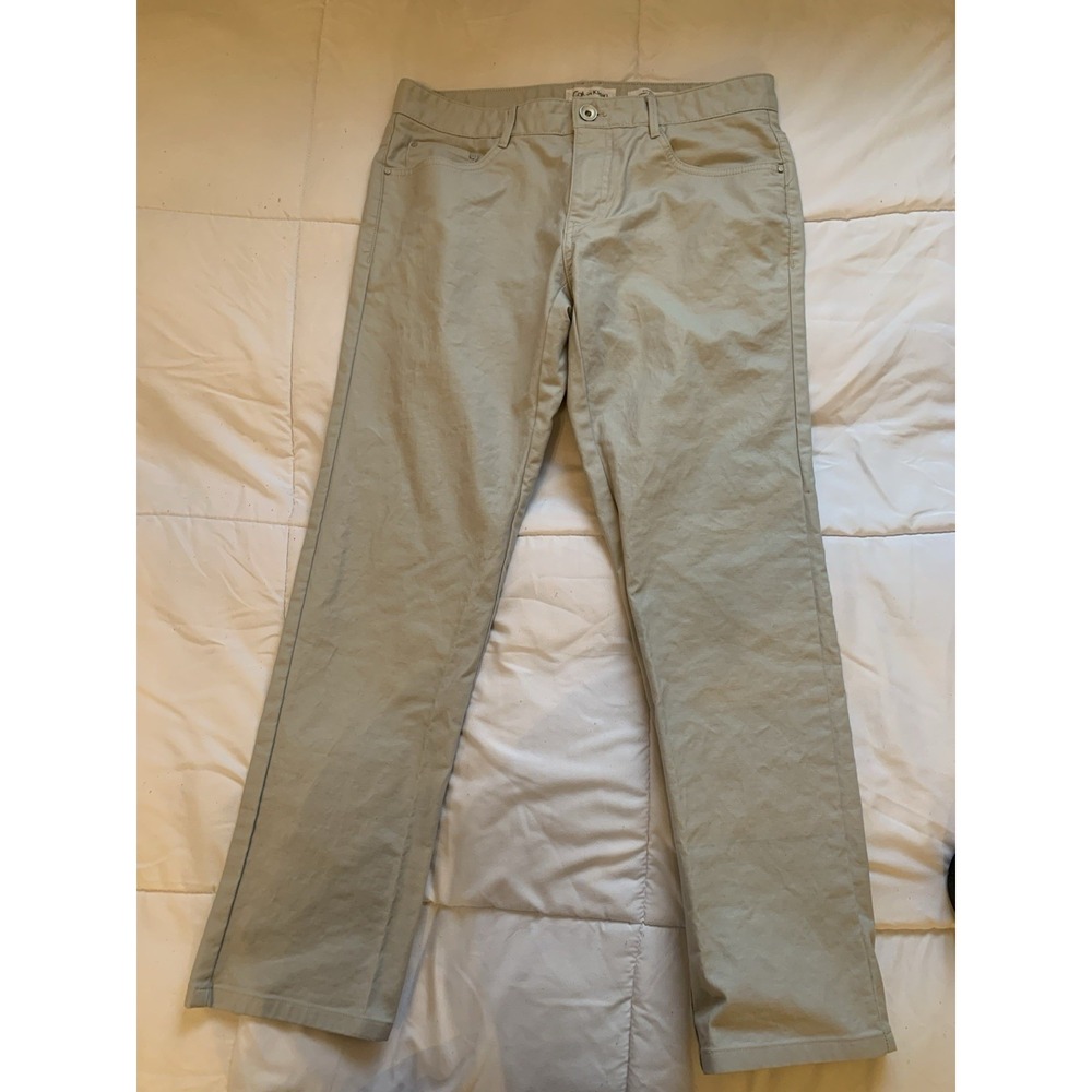 Calvin Klein Jeans Mens 32x30 Creme Extreme‎ Slim Fit Stretch 5 Pocket Denim